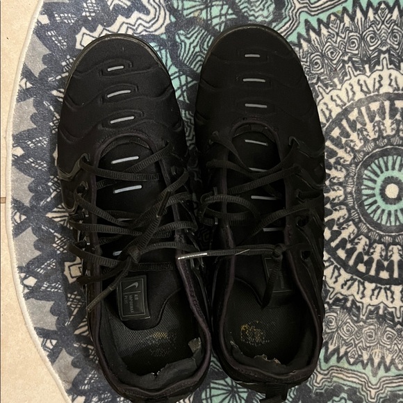 🔥NIKE VAPORMAX PLUS BLACK ON BLACK - Picture 6 of 6
